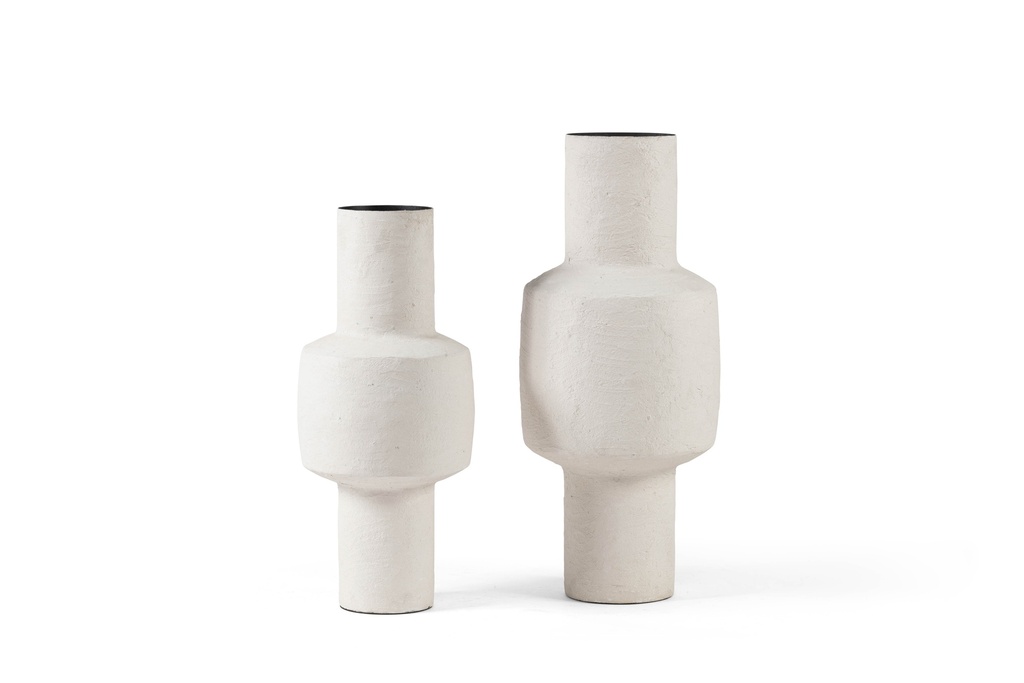 Vase papier maché - small - Ø 22x51cm - p/4/4