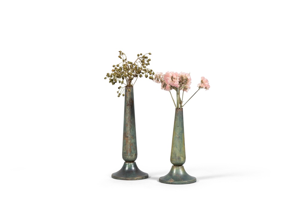 Soliflower metal aged brass - small - Ø9,5x18,5cm - p 4/32