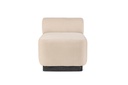 Havana sofa - Mango & fabric - ecru - 55x64x65cm - p/1/1