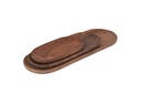 Wooden long tray natural oiled sheesham big - 40x14x1,5cm - p2/8