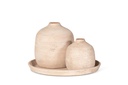 Vase rude soft terracotta - Small - Ø20x21cm - P/2