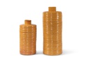 Vase reactif glazed orange large - terracotta - Ø30x70cm - p/1