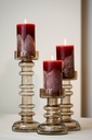 Glass chandelier ring design - set of 3 - Ø14 x 20cm / Ø14 x 28 cm/ Ø14 x 37cm - p set