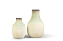 Bottle rustic large white/green - Ø40x 65cm - p1
