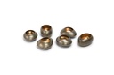 T-Light holder organic nickle antique / gold antique leafing inside - 12,5x10,5x4,5cm - 6/48