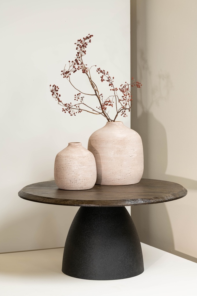 Vase rude soft terracotta - Small - Ø20x21cm - P/2