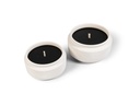 Bowl mat cream large outdoor - Ø25x 12cm - 1 ext.cot. wick - p 2