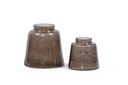 Vase stone finish sprayed smoke small - Ø15 x 15cm - p 1