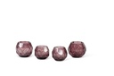 T-light holder polished faceted cutting purple small - Ø10 x 9cm - p 4/24