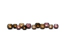T-light holder polished faceted cutting purple large - Ø12 x 10 cm - p 2