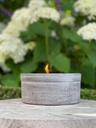 TERRACOTTA OUTDOOR ROUND CHOCO AGED - Ø23 x 8cm - 1 - ext.cot. - p /2