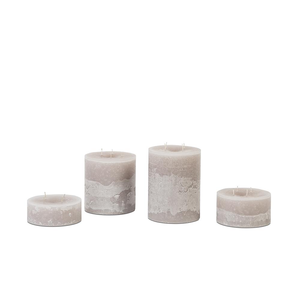 SUPER CANDLE Ø 19 cm - Ø 19 x 7 - 4 - int. cot. - p/6