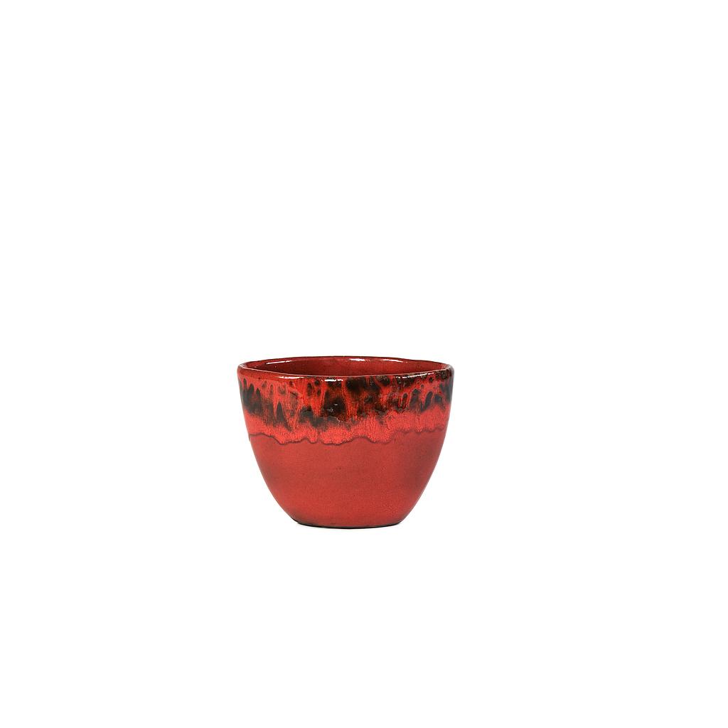 Boat planter - terracotta - red - Ø 31x22cm - p/2/1