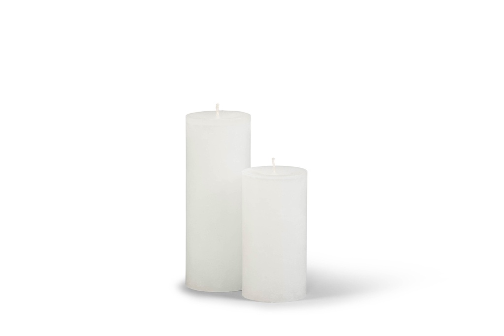 CYLINDER CANDLE Ø 7 cm - set of 4  Ø 7 x 15+20+25+30 - 1 - int. cot. - p/5 sets