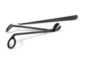 Giftbox with wicktrimmer and positioner - metal - black - 22x11x3,5cm - p/4