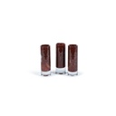 Cylindrical vase - glass - burgundy - Ø 6,5x20cm - p/6