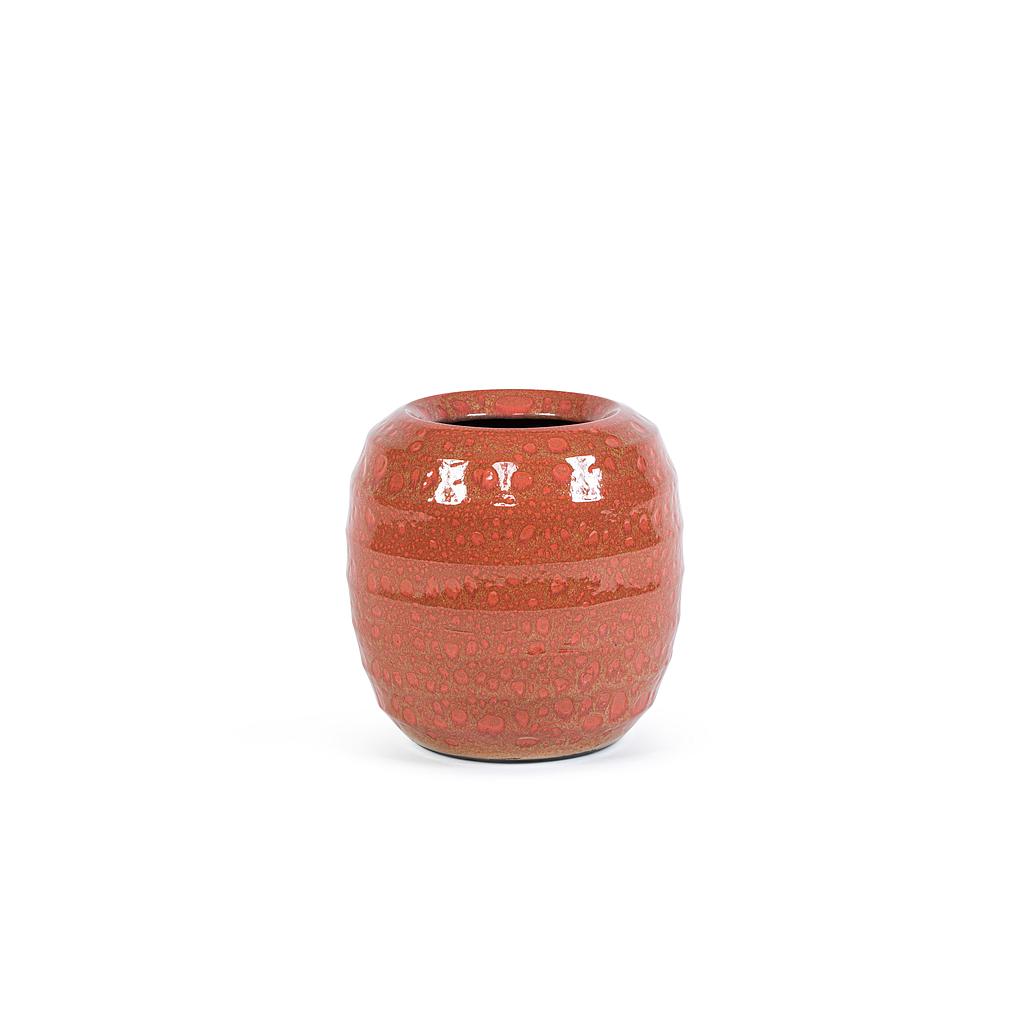 Ribbed Flowerpot - terracotta - glaced terracotta - Ø 26x26cm - p/2