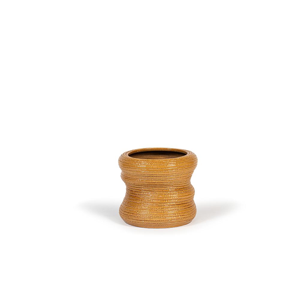 Flowerpot organic - terracotta - caramel glazed - Ø30 x 26cm - p 2