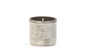 Choco aged terracotta round outdoor candle - Ø 20x20cm -1 - ext. cot. - p /4/1