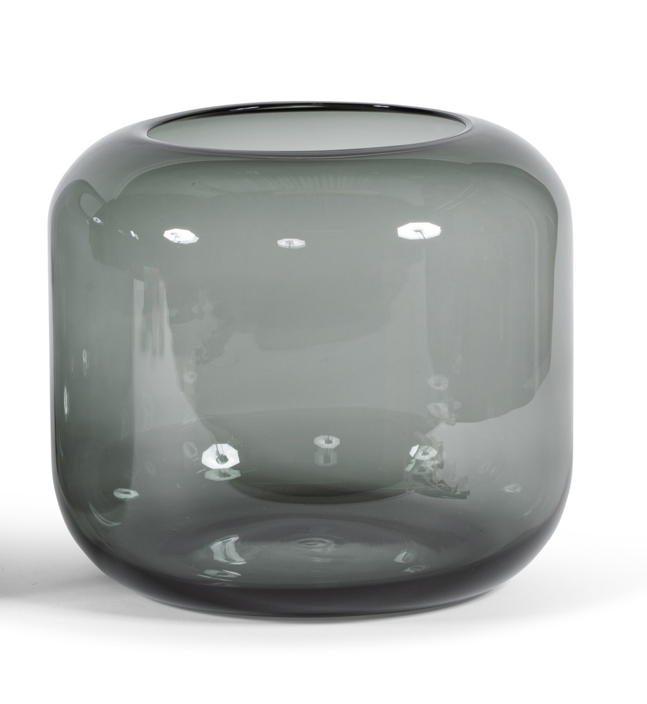 Bulb - glass - smoke - medium Ø36 x 32cm - p/1