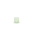 Thick votive cylinder - glass - mint green - Ø11x12cm - p/6