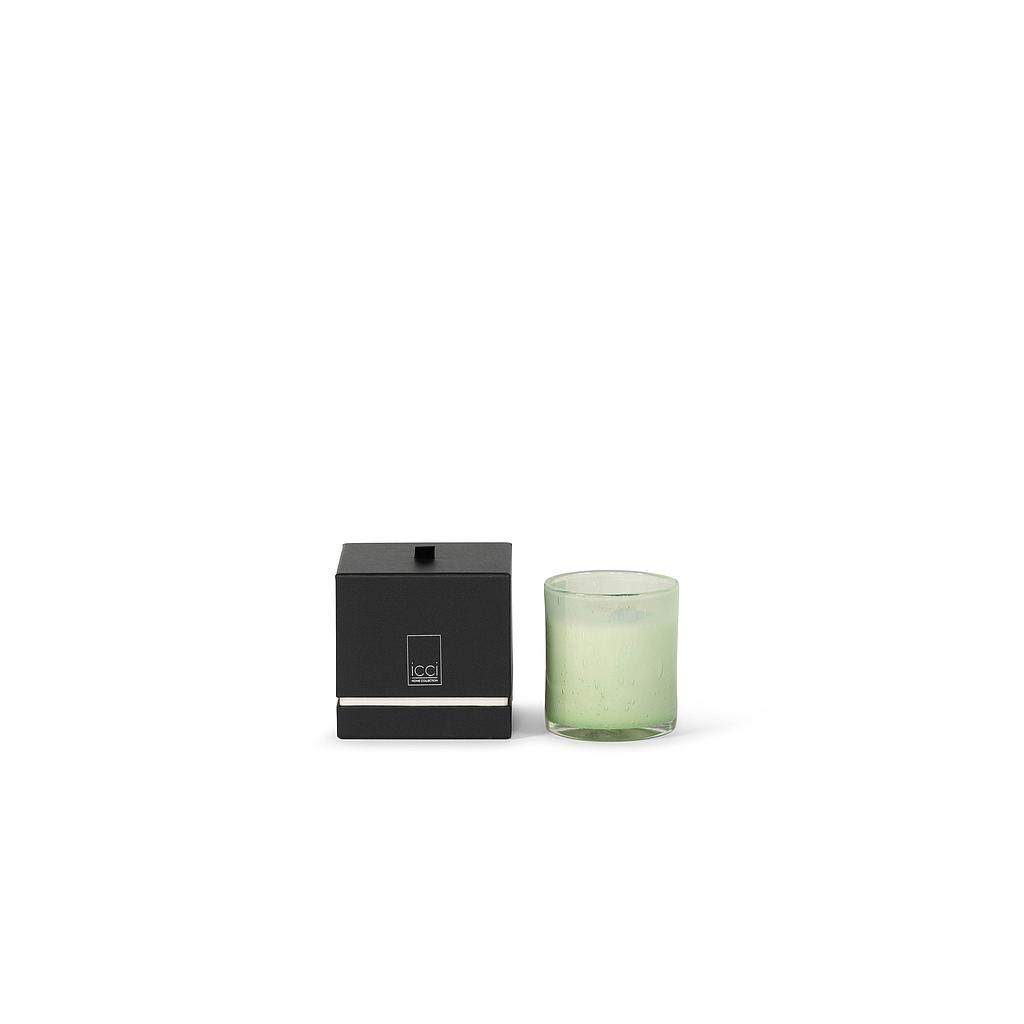 Cylindrical votive Mint - Ø11 x 12cm - 2 - int. cot. - p/6