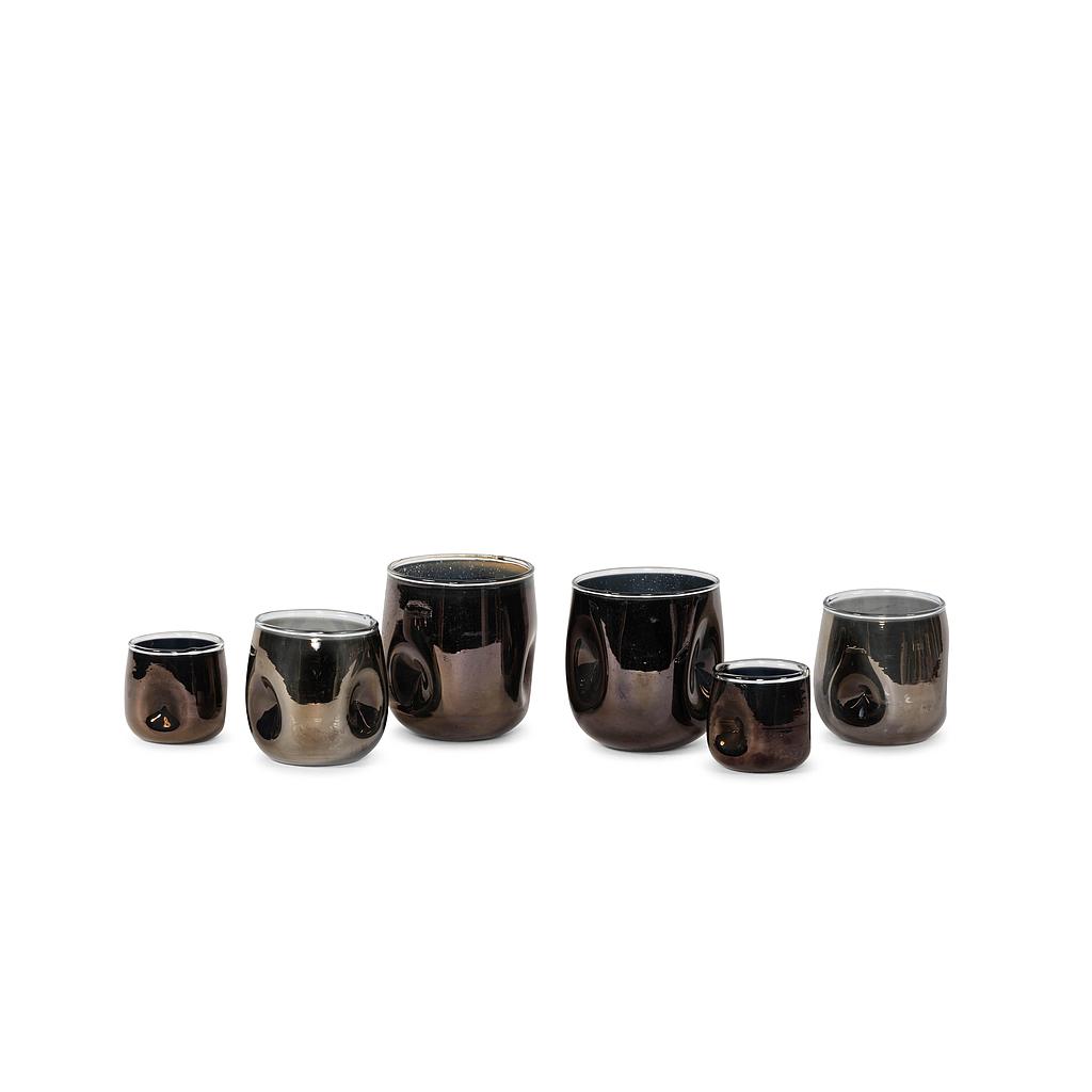 TLight Organic Shape - glass - multi blue luster - Ø12x12cm - p 1/12