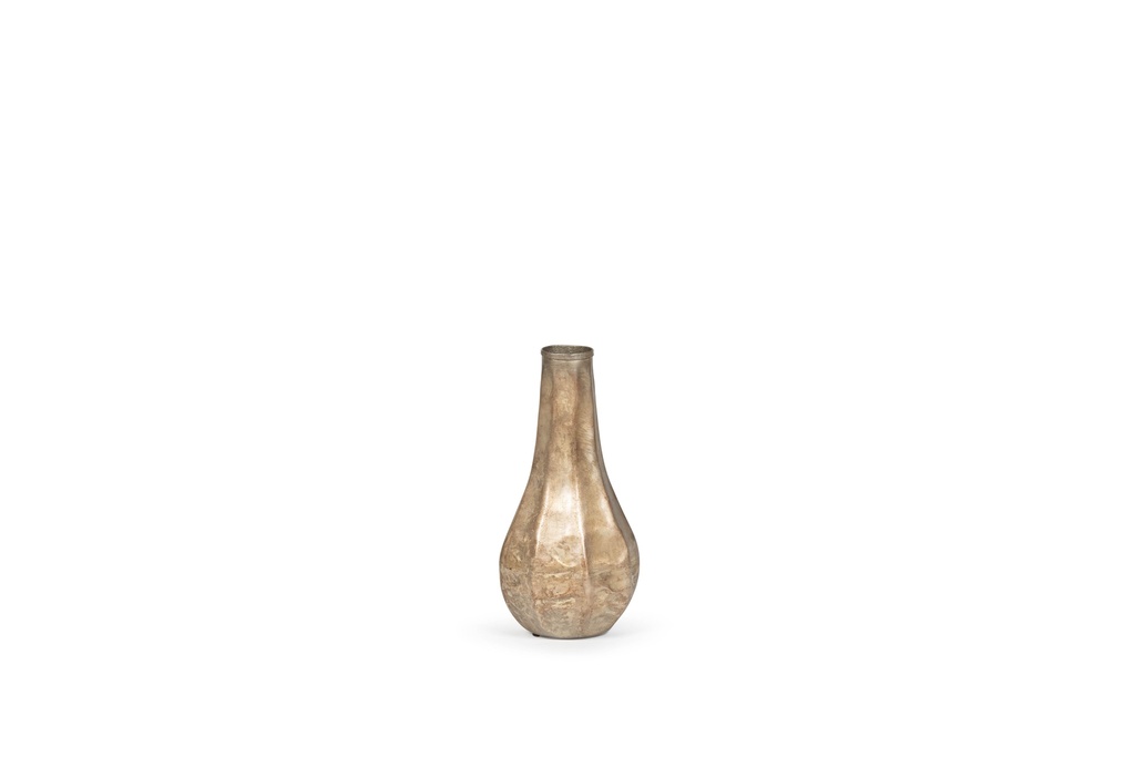 Small vase - metal - silver gold - Ø11 x 22cm - p 4/16