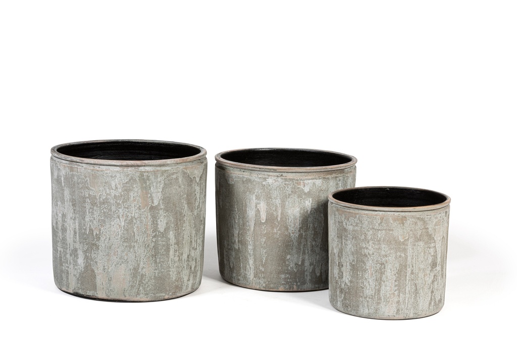 Flowerpot - terracotta - green - Ø29 x 26 - p 2