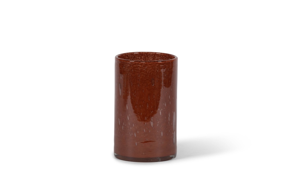 Thick cylindrical vase burgundy - Ø15 x 24cm - p 2