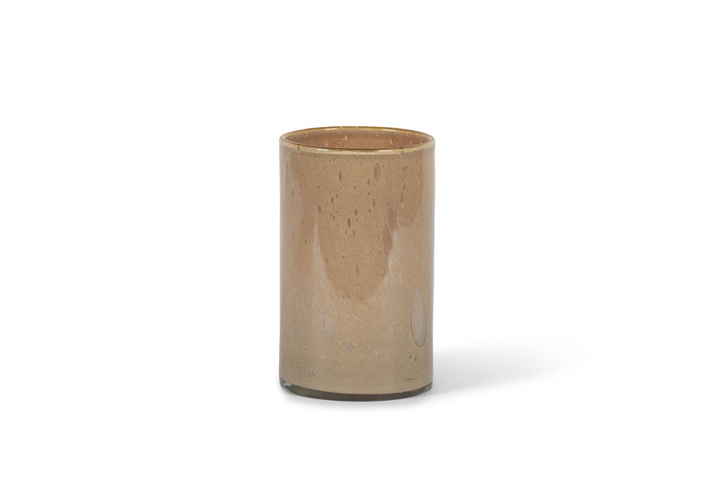 Thick cylindrical vase honey - Ø15 x24cm - p 2