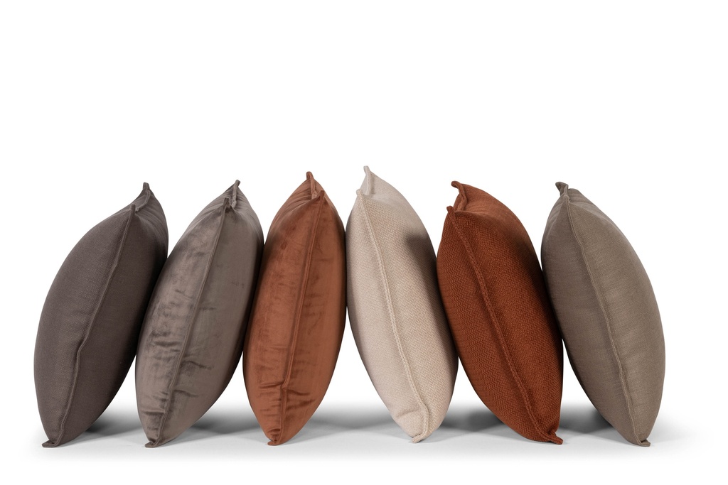 Cushion - Velvet Fabric - Mushroom - 45x45cm - p 1/1