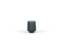 Mouthblown conical cutted vase - glass - smoke/blue - Ø12 x 15cm - p 2/12