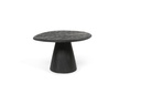 Coffee table -  brushed wood - matt black - 70x59x42cm - p 1/1