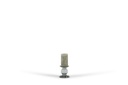 Chandelier 1 roll  - glass - luster grey - Ø 13x14,5cm - p/1/8