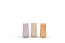 Vase bubbles orange  - glass copper - Ø10x22cm - p/1/8