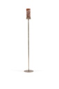 Handforged candle holder for Ø8,6 - brass antique - large - H 110 - p/2/4