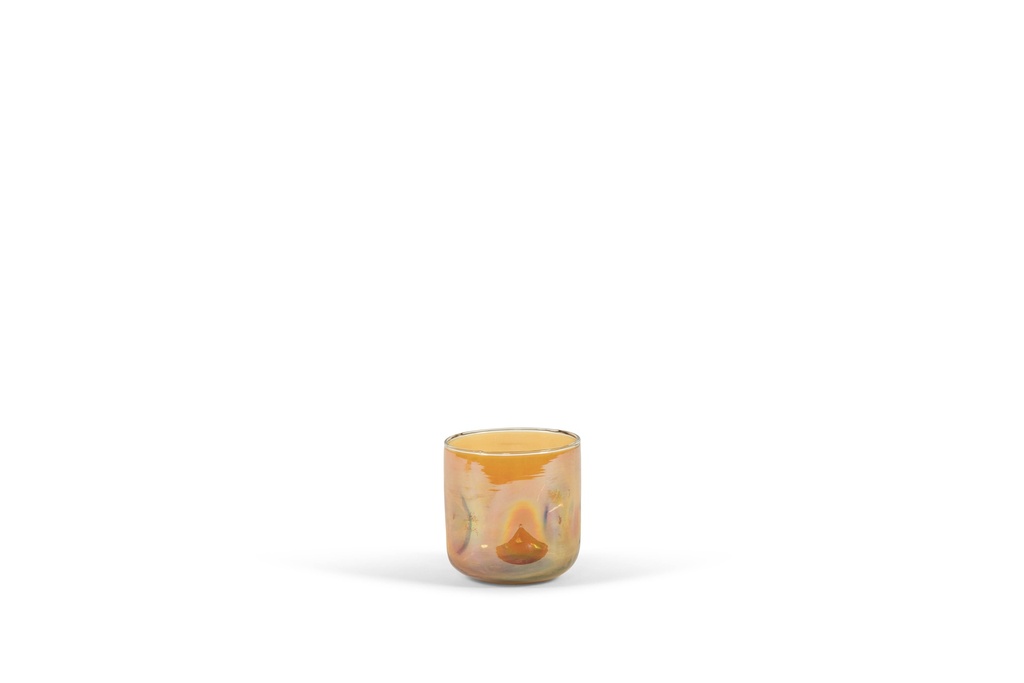 Theelight organic luster - glass - orange - Ø 14x14cm - p 4/12