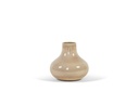 Bottle glazed - terracotta - beige - Ø 33x30cm - p/1/1