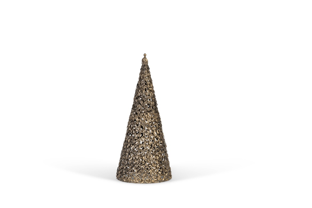 Xmas Tree leaves - iron - bronze - Ø31x70cm - p/1/1