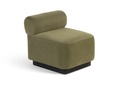 Havana sofa - Mango & fabric - green - 55x64x65cm - p/1/1