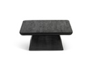Brushed square coffe table - mango wood - black - 80x80x32cm - p/1/1