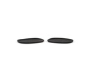 Wooden organic plate blacked oiled acacia big- 27x20x1,5cm - p2/8
