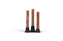 Candleholder organic for 3 candles Ø4,4 bronze - aluminium - 26x14x10cm - p 2