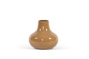 Bottle glazed - terracotta - ochre - Ø 33x30cm - p/1/1