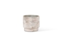 Flowerpot Light brown Big - Ø 17 x 15cm - outdoor candle -1 ext. coton wick - p/6