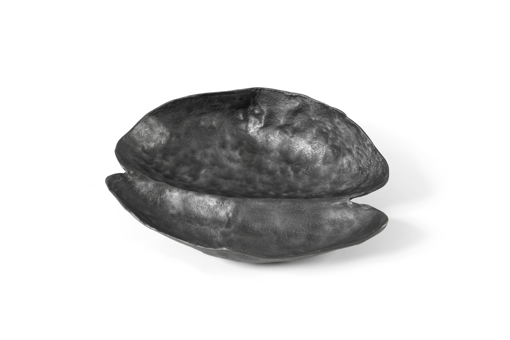 DISH ROUGH WASHED GREY - SMALL - 41x31x9,5cm - p/1/6