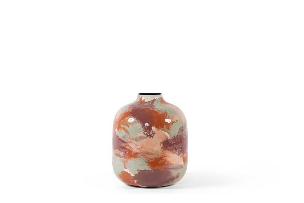 Vase handpainted enamel small - Ø30x36cm - p 1/1