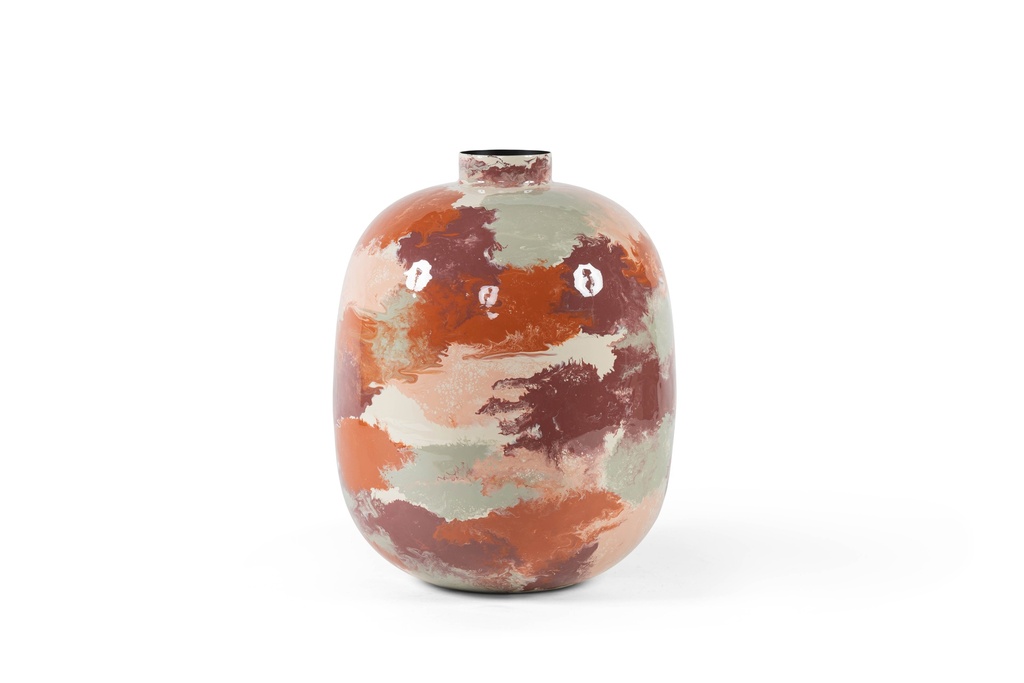 Vase handpainted enamel big - Ø40x50cm - p 1/1