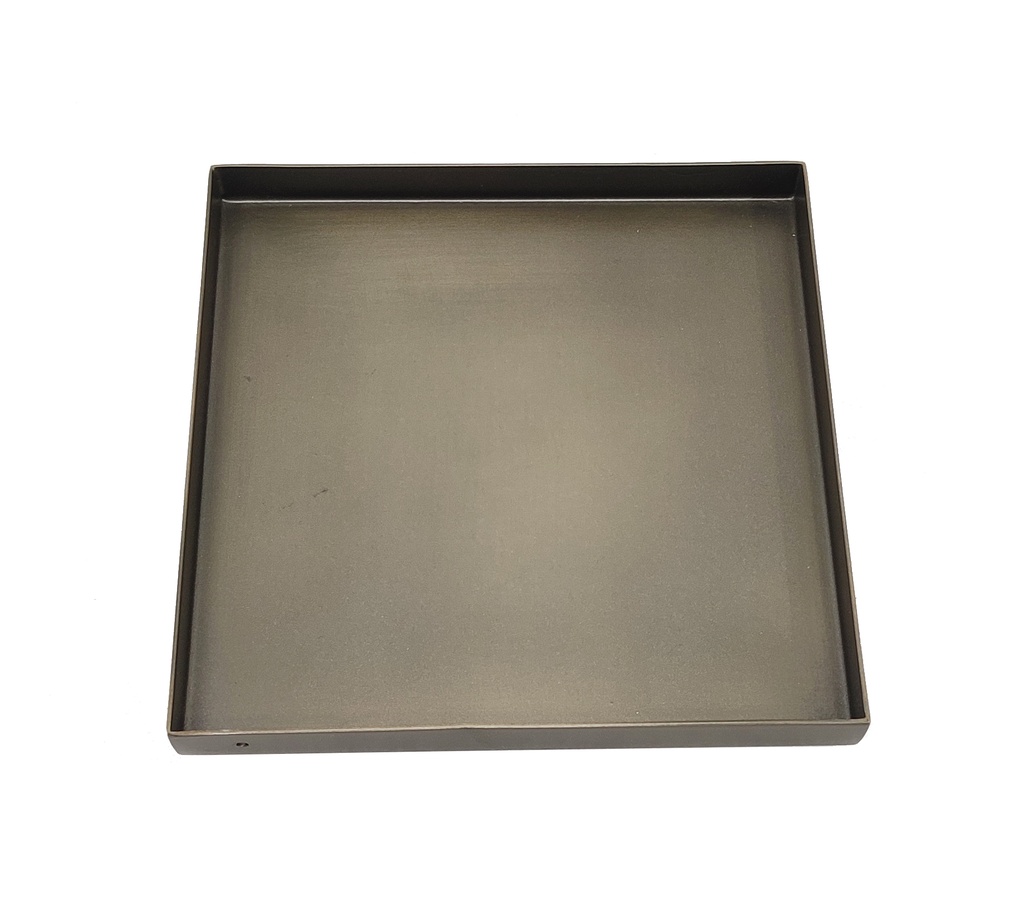 Candleplate for square Ø12 - nickle antique - Ø13,5x13,5x1,5cm - p 2/24